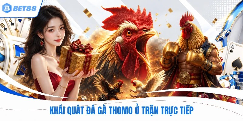 Khái quát đá gà thomo ở trận trực tiếp