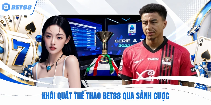 Khái quát thể thao BET88 qua sảnh cược