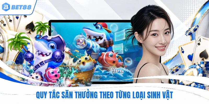 Quy tắc săn thưởng theo từng loại sinh vật